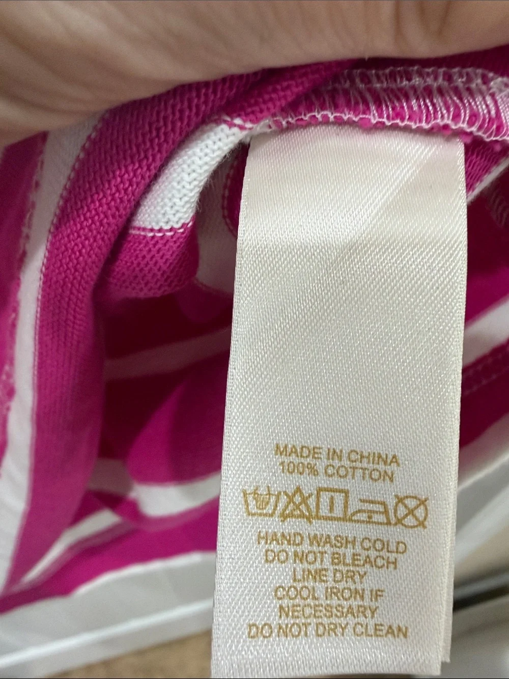 Kate Spade Tropez Pink and White Dress with Bow Detail